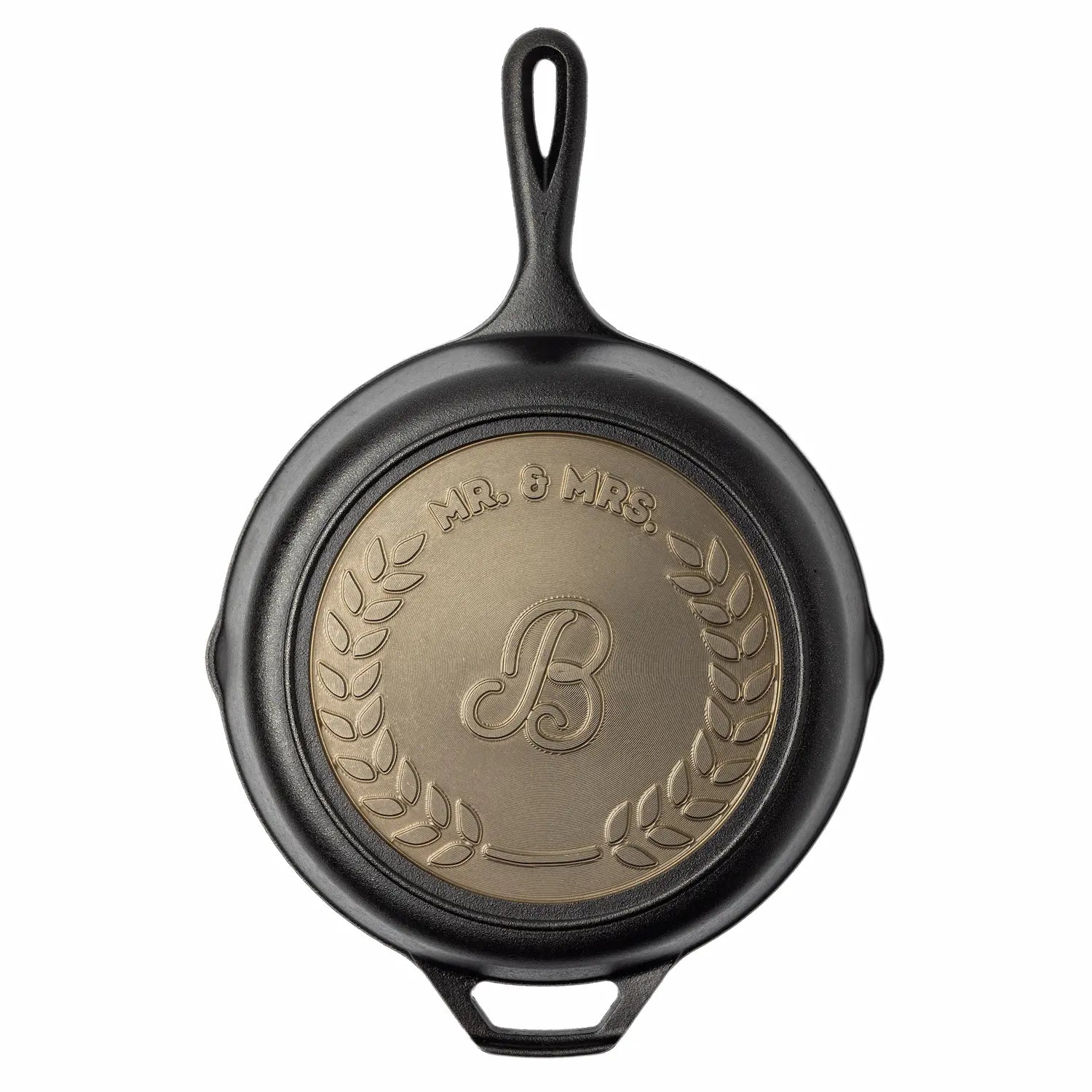 Custom Engraved Monogram Skillet - Lodge