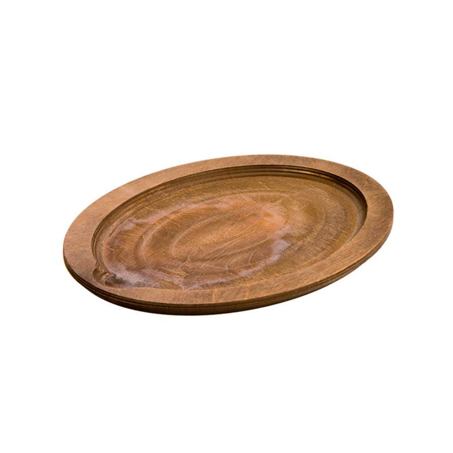 13.25 Inch Jumbo Oval Walnut Wood Underliner - Lodge
