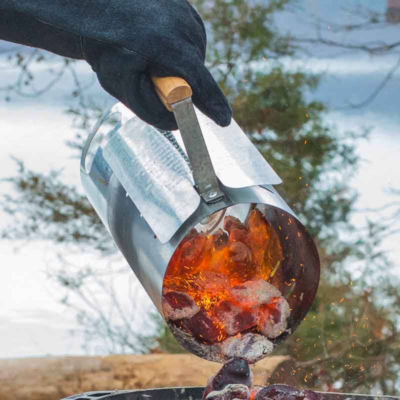 Charcoal Chimney Starter - Lodge