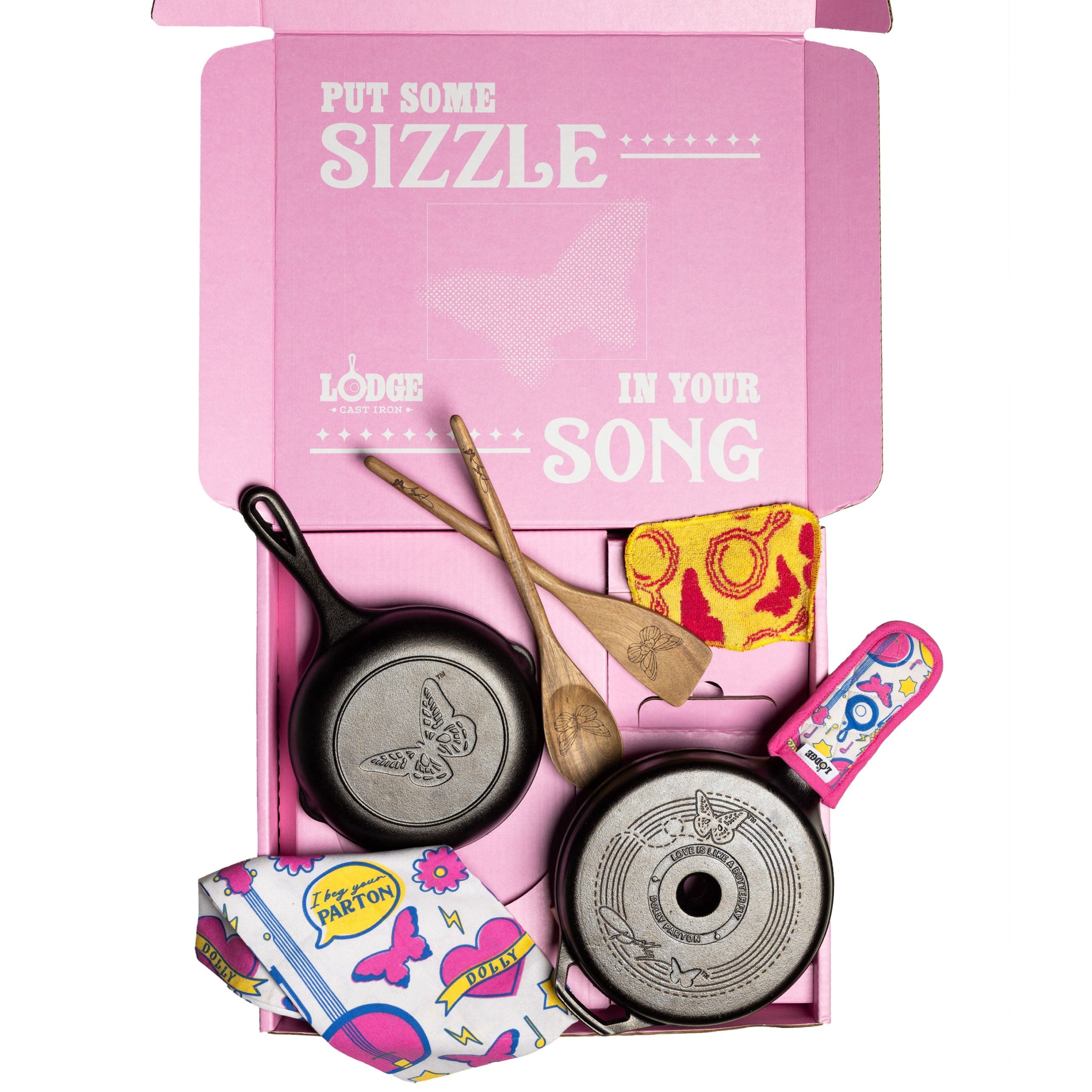 Dolly Parton Cast Iron Gift Set - Lodge