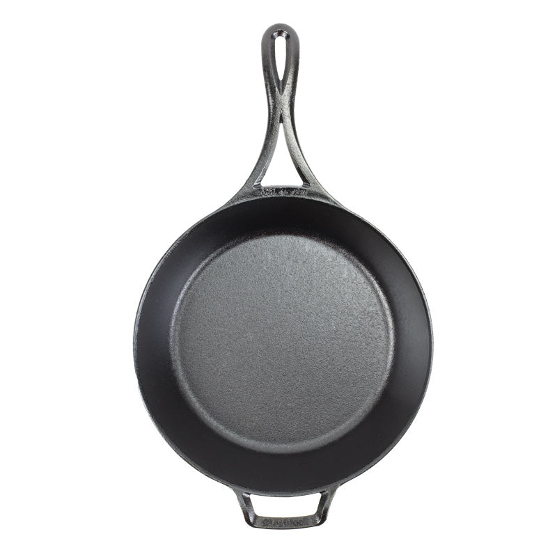 Blacklock 4 Quart Lightweight Cast Iron Deep Skillet With Lid - Lodge
