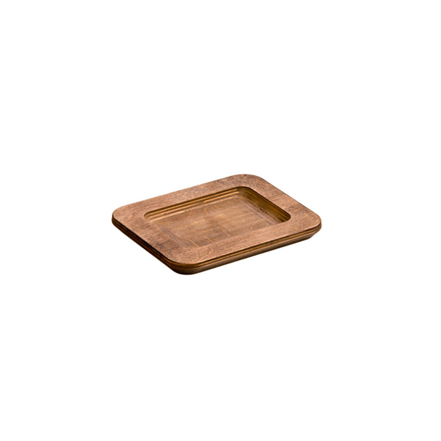 10 Ounce Rectangular Walnut Wood Underliner - Lodge