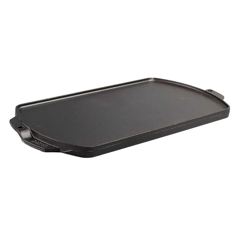 19 x 9.5 Inch Seasoned Cast Iron Reversible Grill/Griddle - Lodge