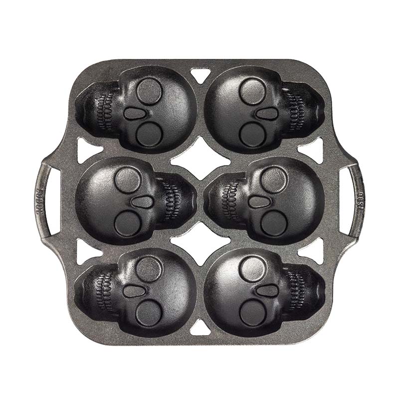 Skull Mini Cake Pan - Lodge