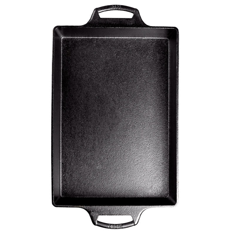 9 x 13 Inch Seasoned Cast Iron Casserole - Lodge