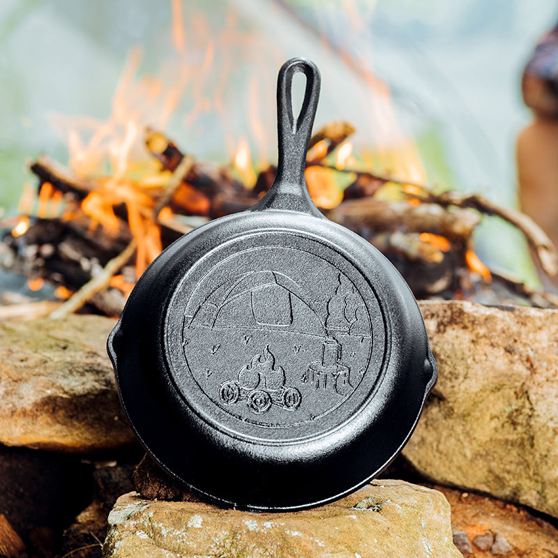 Wanderlust 8 Inch Cast Iron Tent Skillet - Lodge