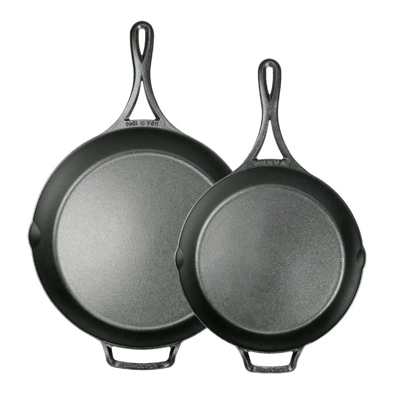 Blacklock Lightweight Cast Iron Skillet Set - Lodge