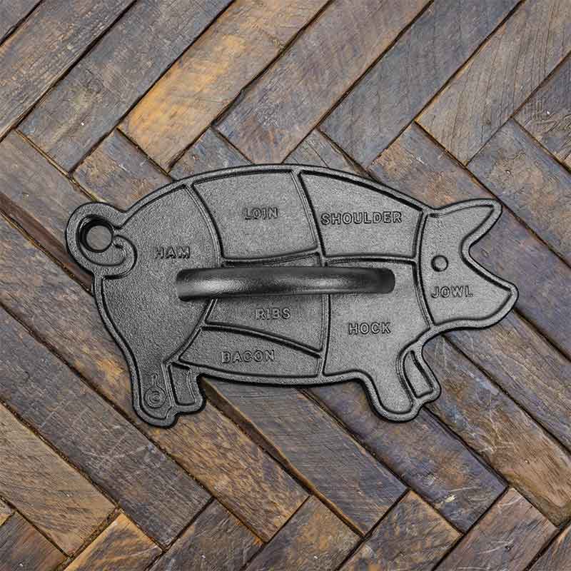 Seasoned Cast Iron Pig Press - Lodge