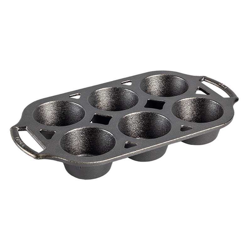 Seasoned Cast Iron Muffin Pan - Lodge